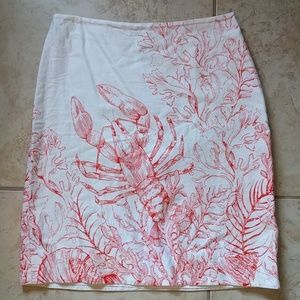 Lobster Anthropologie Skirt!